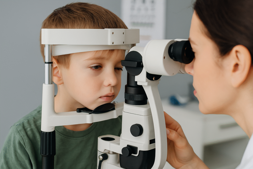 الكشف المبكر عن أمراض العيون عند الطفل
